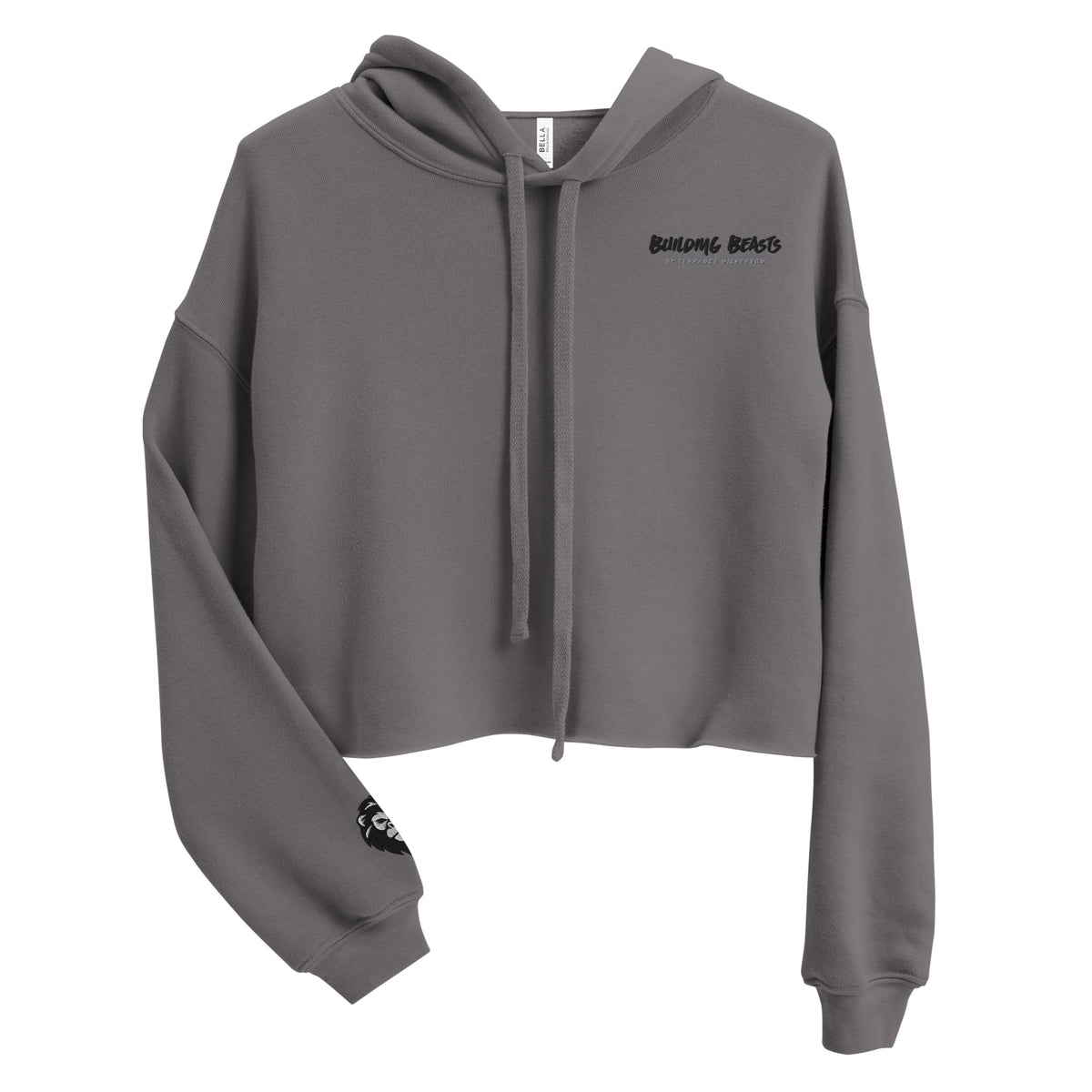 Crop Hoodie (Embroidered)